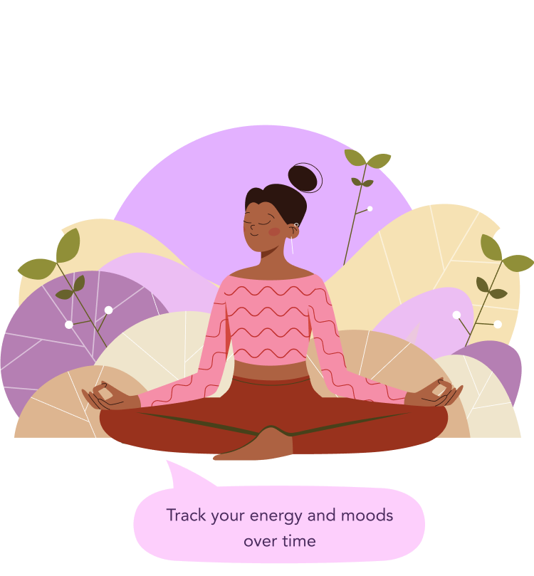 Track your energy and moods over time